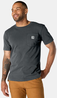 Carhartt Irvine Relaxed Garment Dyed T-shirt Grijs - M