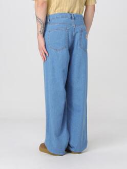 Carhartt Losse Pas Gewassen Denim Jeans Lichtblauw