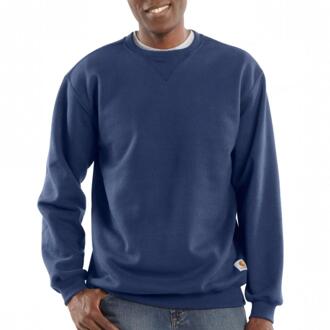 Carhartt Midweight Crewneck Sweatshirt New Navy Heren Size : M
