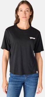 Carhartt Tencel Fiber Pennant Flag T-shirt Dames Zwart - M