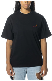 CARHARTT WIP Amerikaans Script T-shirt Carhartt Wip , Black , Dames - M,S,Xs