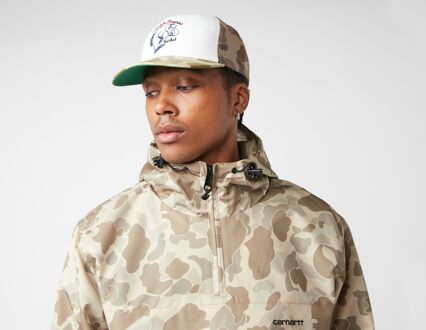 CARHARTT WIP Bait Shack Trucker Cap, wit - One Size