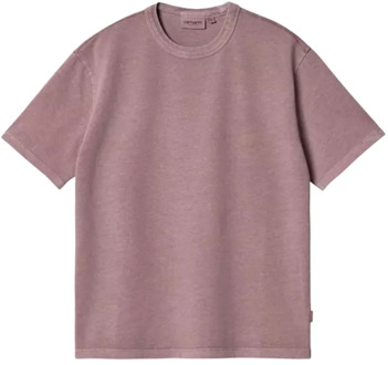 CARHARTT WIP Biologisch Katoenen Taos T-Shirt Carhartt Wip , Pink , Heren - L