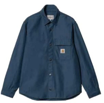 CARHARTT WIP Blauwe Overhemden voor Mannen Carhartt Wip , Blue , Heren - M,S