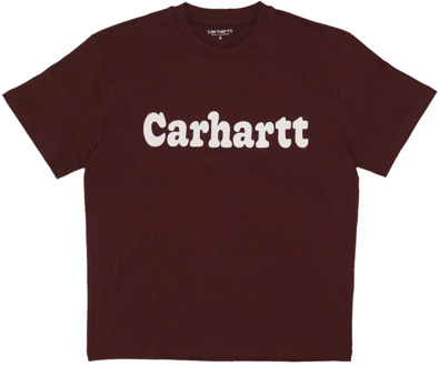 CARHARTT WIP Bubble Dames Tee Carhartt Wip , Brown , Dames - L,M,S,Xs