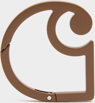 CARHARTT WIP C-Logo Carabiner, bruin - One Size