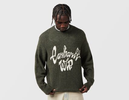CARHARTT WIP Chedda Knit Sweatshirt, groen