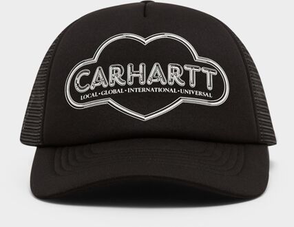 CARHARTT WIP Cloud Heart Trucker Cap, zwart - One Size