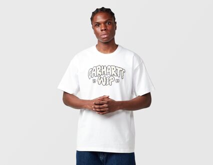 CARHARTT WIP Cloud Script T-Shirt, wit - L
