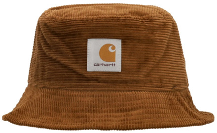CARHARTT WIP Cord Bucket Hat voor mannen Carhartt Wip , Brown , Heren - S/M,M/L