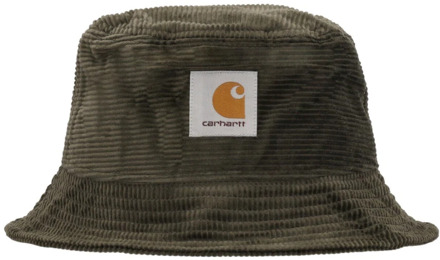 CARHARTT WIP Cord Bucket Hat voor mannen Carhartt Wip , Green , Heren - S/M,L/Xl