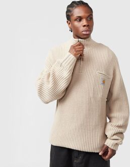 CARHARTT WIP Detroit 1/2 Zip Sweater, beige - L