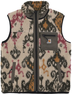 CARHARTT WIP Jacquard Wall Cypress Vest Liner Carhartt Wip , Multicolor , Heren - Xl,L,M
