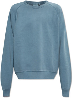 CARHARTT WIP Katoenen sweatshirt Carhartt Wip , Blue , Heren - L,M,S,Xs