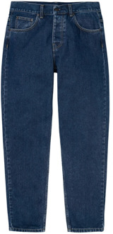 CARHARTT WIP Klassieke Five-Pocket Jeans voor Heren Carhartt Wip , Blue , Heren - W34,W27,W33,W29,W31,W30,W32,W28,W36,W26