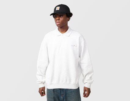 CARHARTT WIP Label Polo Sweatshirt, grijs