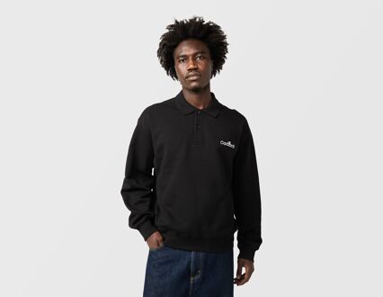 CARHARTT WIP Label Polo Sweatshirt, zwart