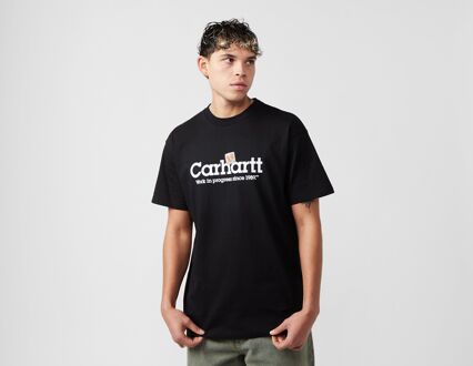 CARHARTT WIP Label Script T-Shirt, zwart
