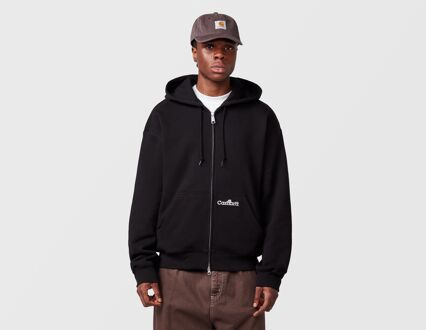 CARHARTT WIP Label Zip Hoodie, zwart - S
