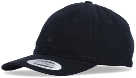 CARHARTT WIP Madison Logo Cap - Gebogen Klep, Streetwear Stijl Carhartt Wip , Black , Heren - ONE Size
