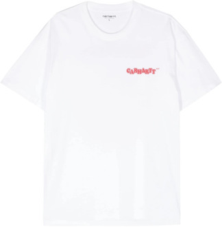CARHARTT WIP Retro Fast Food T-shirt Carhartt Wip , White , Heren - XL
