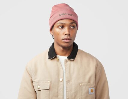 CARHARTT WIP Script Beanie, roze - One Size