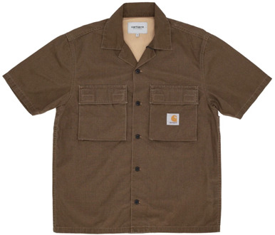 CARHARTT WIP Short Sleeve Shirts Carhartt Wip , Brown , Heren - L,M,S