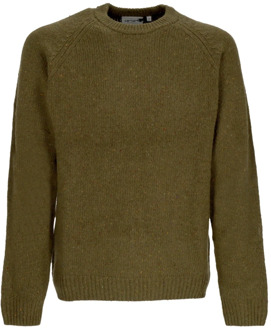CARHARTT WIP Speckled Highland Anglistic Sweater Carhartt Wip , Green , Heren - XL