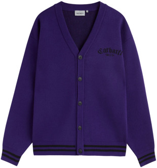 CARHARTT WIP Stedelijke Elegantie Vest Carhartt Wip , Purple , Heren - 2Xl,L,M