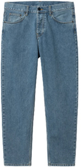 CARHARTT WIP Straight Jeans Carhartt Wip , Blue , Heren - W30,W33,W34,W31
