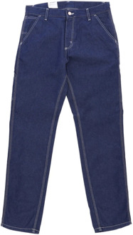 CARHARTT WIP Straight Jeans Carhartt Wip , Blue , Heren - W34 L32
