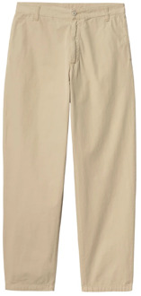 CARHARTT WIP Straight Trousers Carhartt Wip , Beige , Heren - W29,W33,W32,W31