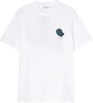 CARHARTT WIP T-Shirts Carhartt Wip , White , Heren - Xl,S