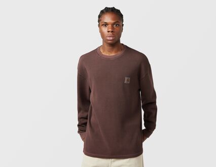 CARHARTT WIP Vista Long Sleeve Waffle T-Shirt, bruin - XL