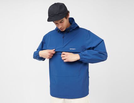 CARHARTT WIP Windbreaker Pullover Jacket, Blue - XL