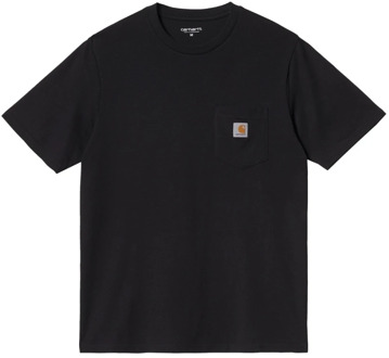 CARHARTT WIP Zak T-Shirt, 100% Katoen, Regular Fit Carhartt Wip , Black , Heren - Xl,M