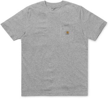 CARHARTT WIP Zak T-Shirt, 100% Katoen, Regular Fit Carhartt Wip , Gray , Heren - M