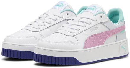 Carina Street Sneakers Junior wit - roze - groen - paars - 36