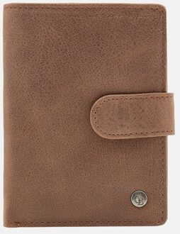 Carisma Damesportemonnee rits 6 pasjes | cognac - Cognac