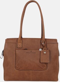 Carisma Laptop Bag 15 inch Schoudertas Bruin