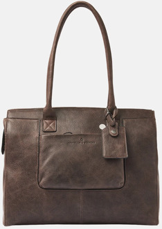 Carisma laptoptas 15 inch mocca Bruin