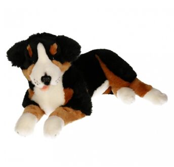Carl Dick Pluche Berner Sennen hond - huisdie knuffel - 42 cm - liggend - knuffelhond