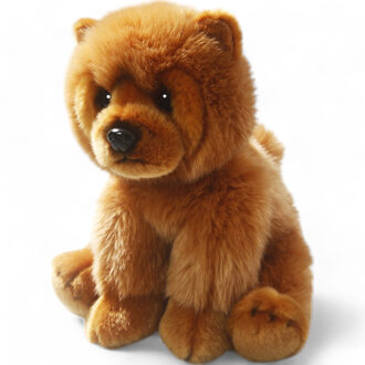 Carl Dick Pluche Chowchow hond - honden knuffeldier - 25 cm - huisdierknuffel Multi