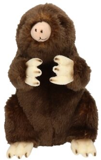 Carl Dick Pluche mol - knuffeldier - tuindieren knuffel - 21 cm - speelgoed Multi