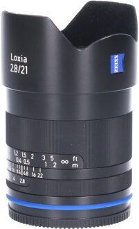 Carl Zeiss Tweedehands Carl Zeiss Loxia 21mm f/2.8 Sony E CM9412 Zwart