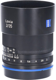 Carl Zeiss Tweedehands Carl Zeiss Loxia 35mm f/2.0 Sony E CM3862 Zwart