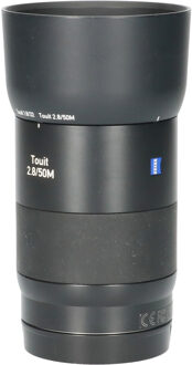 Carl Zeiss Tweedehands Carl Zeiss Touit 50mm f/2.8 Macro Sony E CM5934 Zwart