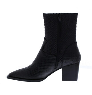 Carla reptiel rits | dames | | maat: | leer Zwart - 41