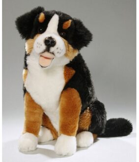 Carldick pluche Berner Sennen hond - knuffel - 37 cm - Knuffel huisdieren Multikleur