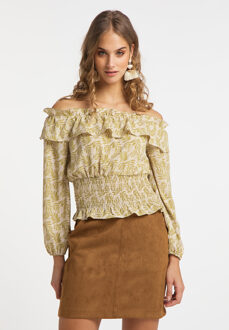 carmen blouse gaya Groen - L